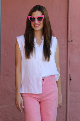 Dana Ruffle Blouse *final sale*