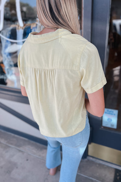 Lena Top / Dusty Yellow *final sale*