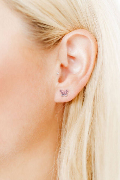 Bindi Butterfly Stud Earrings