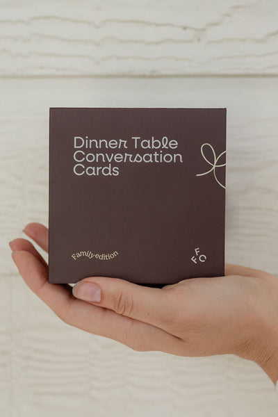 Dinner Table Conversation Cards: Family Edition