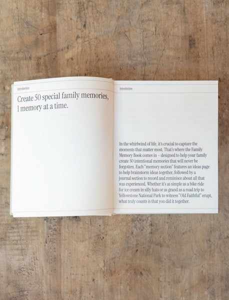 Family Memory Book