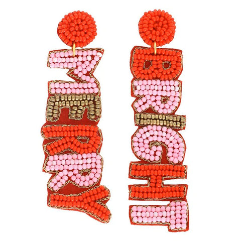 Merry & Bright Seed Bead Earrings