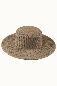 Marley Open Weave Boater Hat