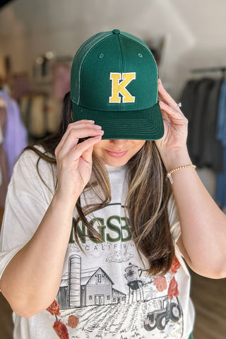Kingsburg K Hat / Varsity Green