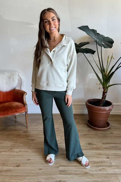 So Active Wide Leg Pant / Forest Green