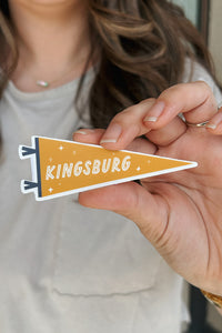 Kingsburg Pennant Sticker