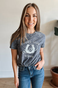 Kittenish Count Your Lucky Stars Graphic Tee