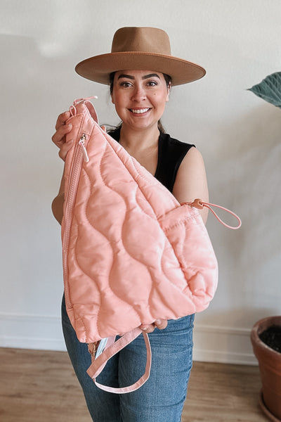 Philly Puffer Sling Bag / Bubblegum Pink