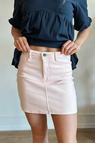 Kittenish Inez Terry Mini Skirt