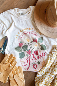 Strawberry Faith Graphic Tee by Paper Farm Press