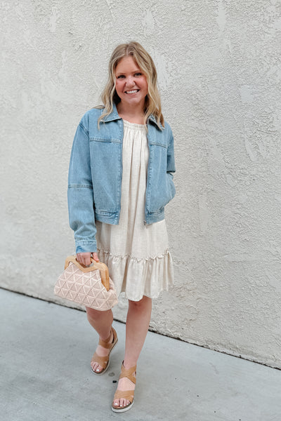 Sweet Oat Ruffle Dress