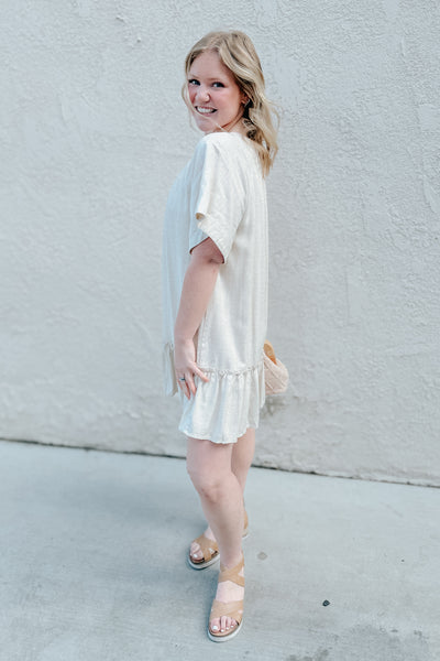 Sweet Oat Ruffle Dress