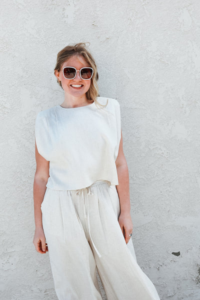 Oatmeal Linen Set
