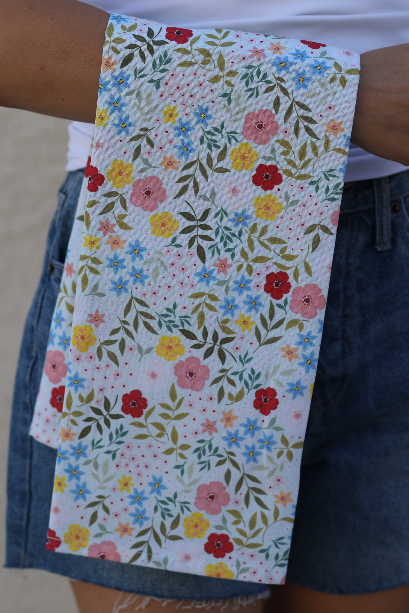 Wildflower Fields Tea Towel