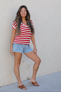 American Summer Crochet Knit Tank