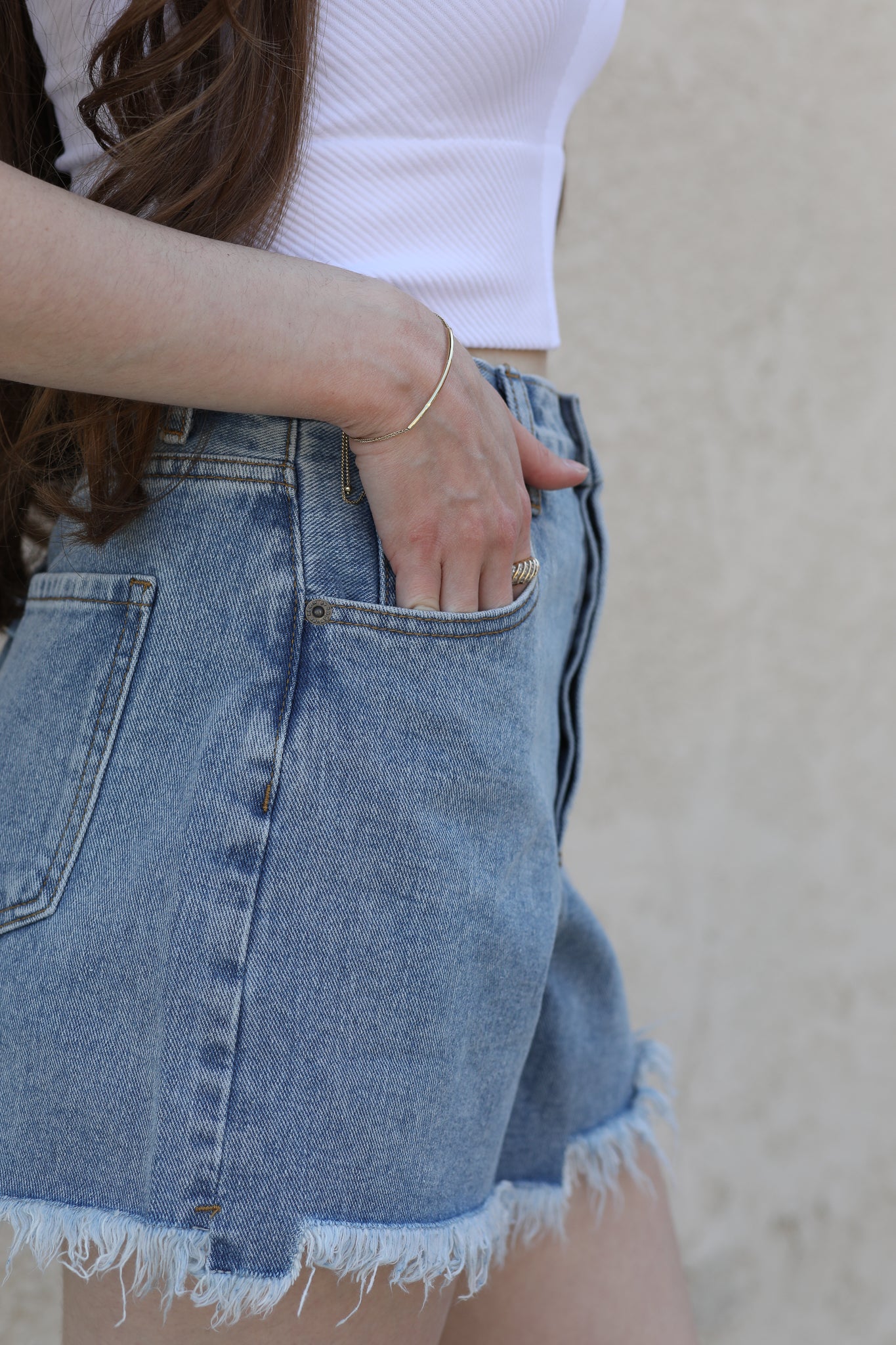 Beginners Luck Denim Shorts