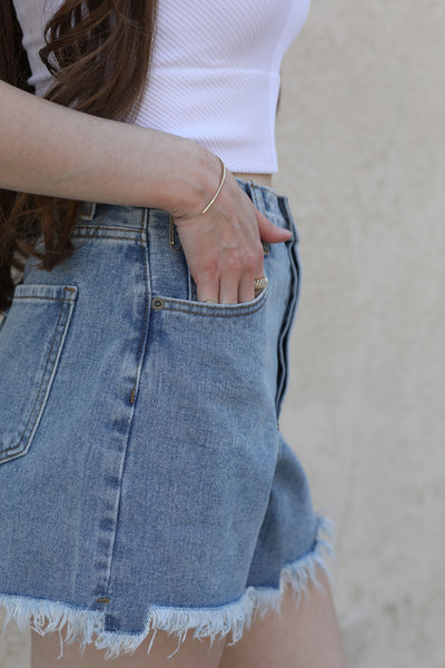 Beginners Luck Denim Shorts