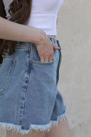Beginners Luck Denim Shorts