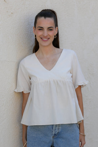 Janey Top / Sand