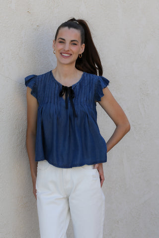 Anna Chambray Blouse