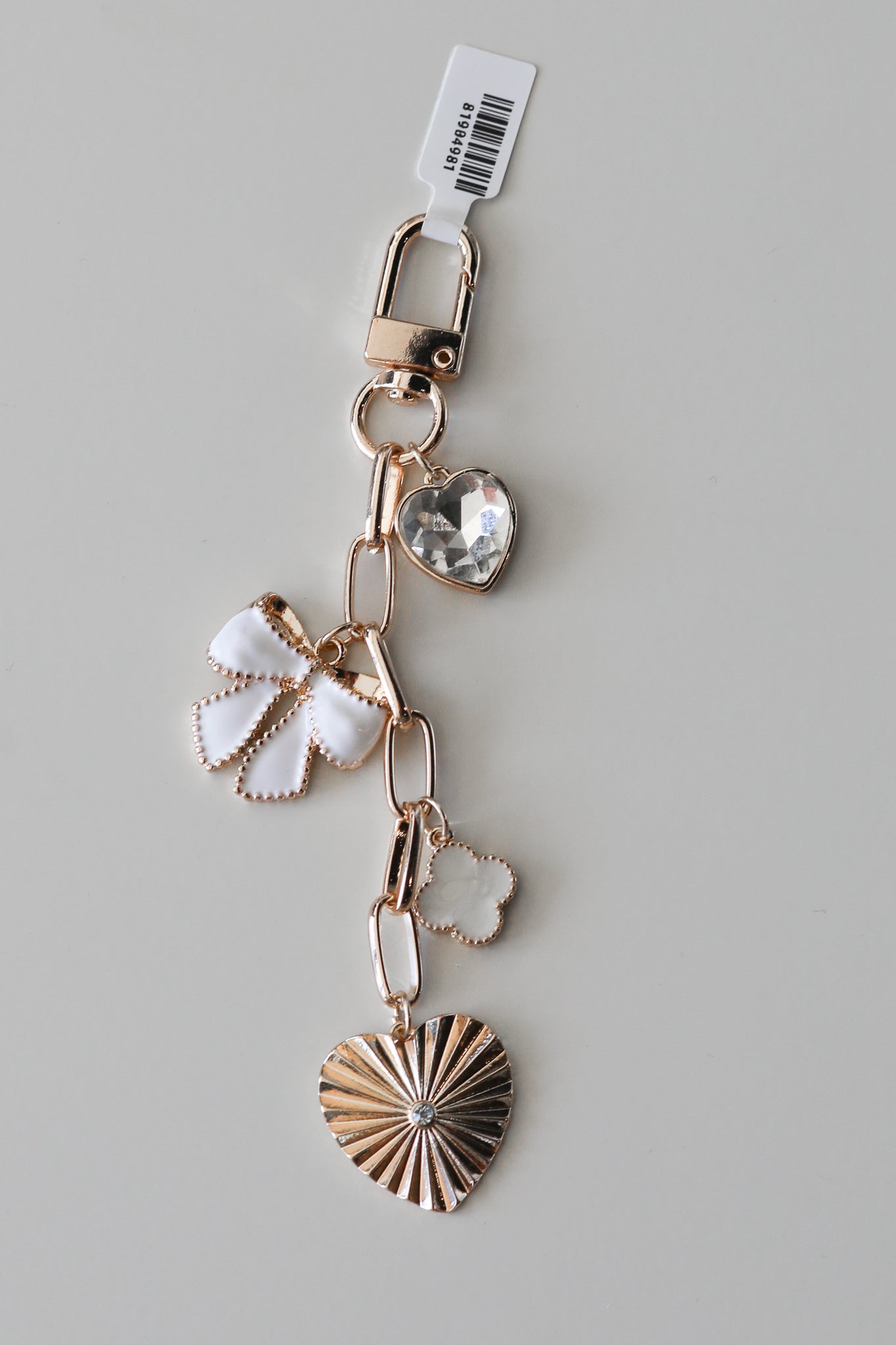 Neutral Girly Bag Charm