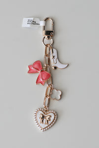 Coquette + Pink Bag Charm