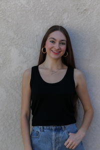 Here's The Scoop Tank / Black