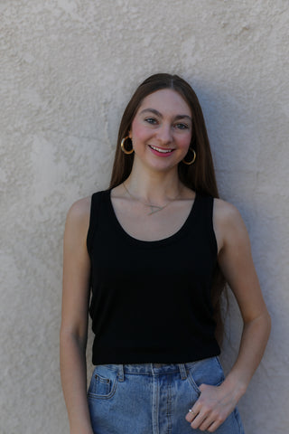 Here's The Scoop Tank / Black