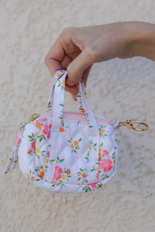 Itty Bitty Duffle Bag Charm / Endless Daydream Cream