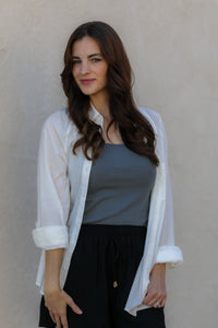 Lizzy Ivory Blouse