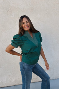 Varsity Nights Blouse