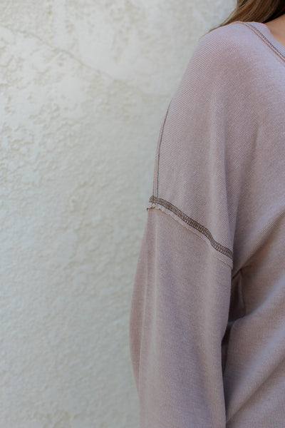 Sandstone Stitch Longsleeve Top