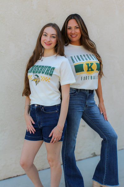 Kingsburg Vikings Checkered Graphic Tee