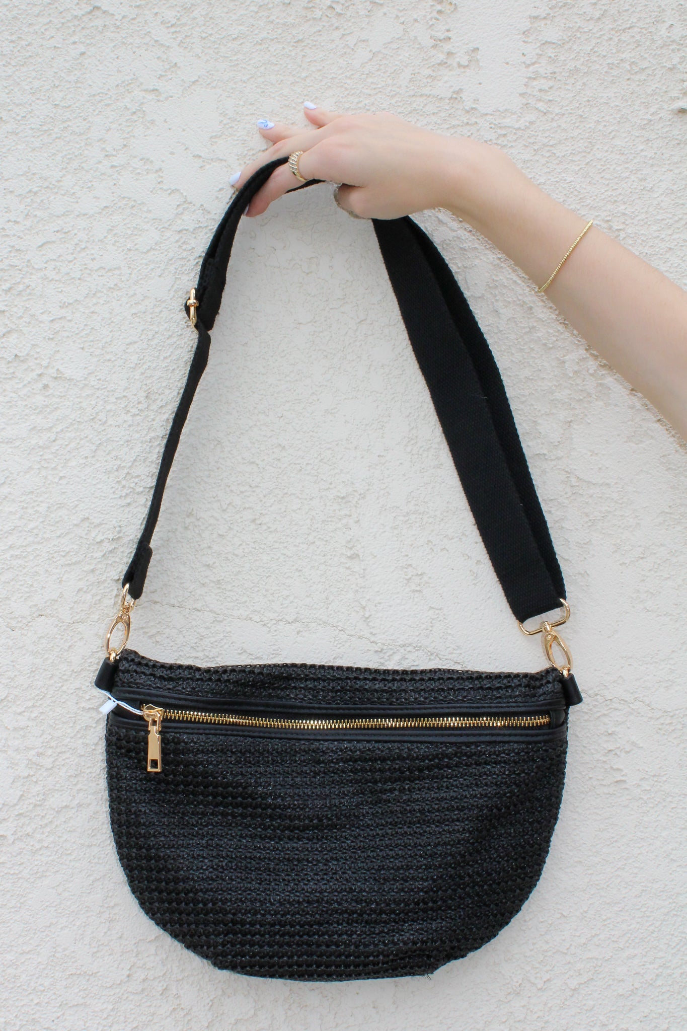 Rachel Raffia Bum Bag