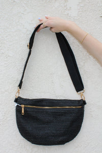 Rachel Raffia Bum Bag
