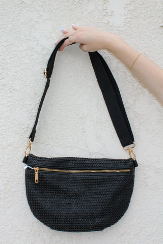 Rachel Raffia Bum Bag