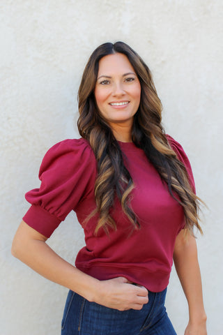 Mallard Puff Sleeve Blouse