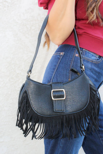Saddle Up Fringe Handbag
