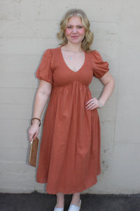 Sienna Textured Midi Dress