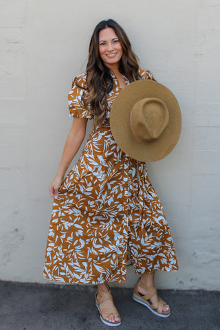 Falling Leaves Maxi Dress