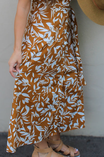 Falling Leaves Maxi Dress