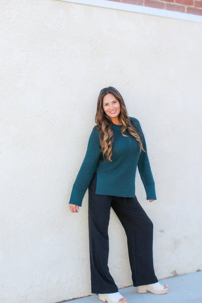 Emerald Skies Sweater