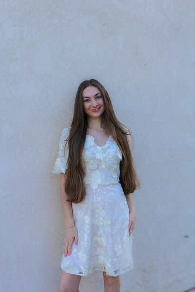 Actually Romantic Floral Lace Dress