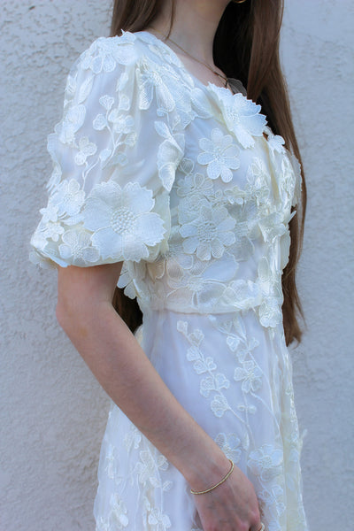 Actually Romantic Floral Lace Dress