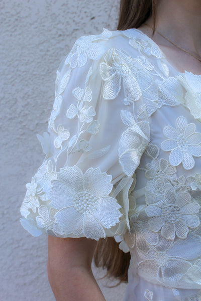 Actually Romantic Floral Lace Dress
