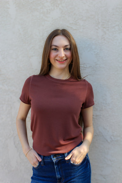 Fresh Start Tee / Espresso