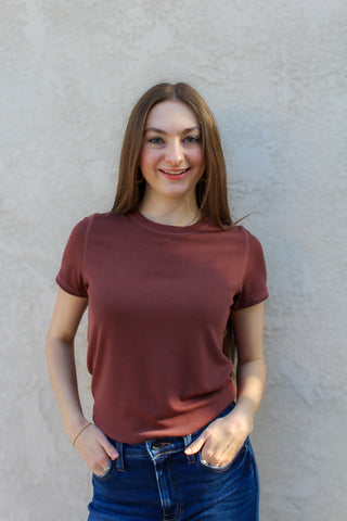 Fresh Start Tee / Espresso