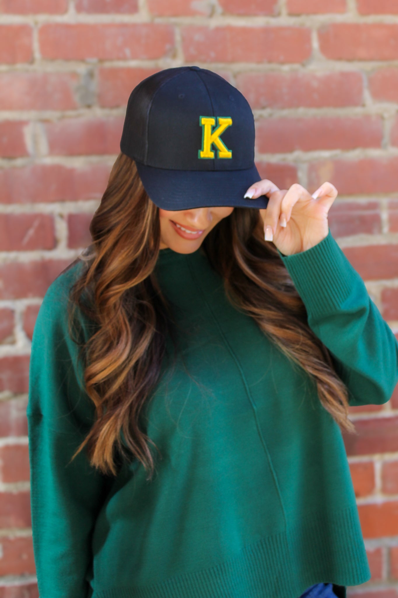 Richardson K Hat / Black, Gold, Green