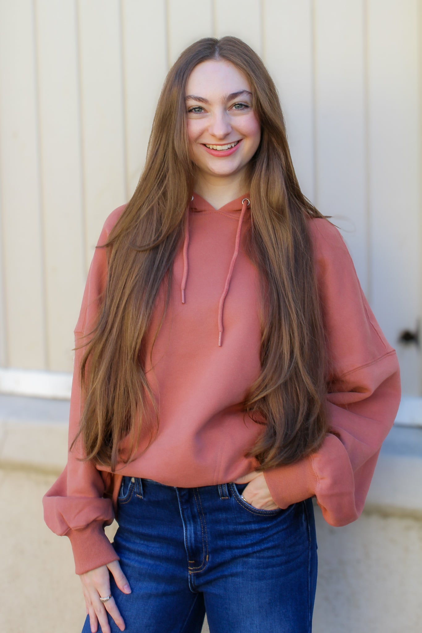 Burlwood French Terry Hoodie