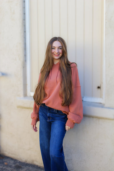 Burlwood French Terry Hoodie